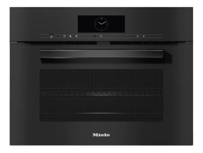 Miele H7840BM Compact Microwave Oven - Obsidian Black