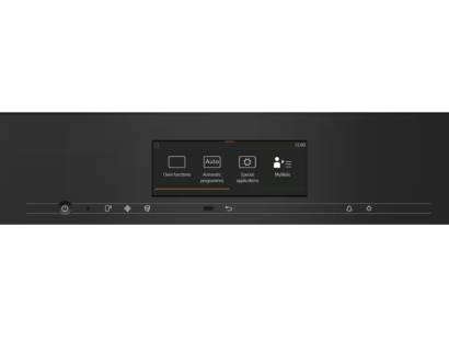 Miele M Touch display smart oven controls