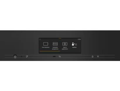 Miele M Touch display smart oven controls