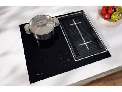 Miele PowerFlex induction hob cooking zones