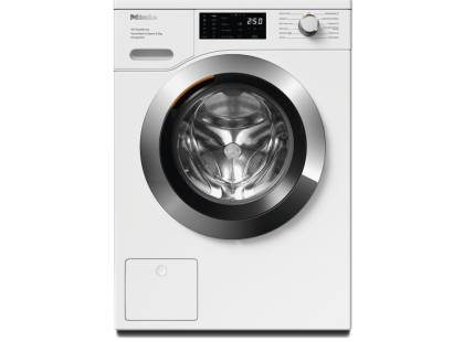 Miele WEE385 WCS Washing Machine in Lotus White – Front View