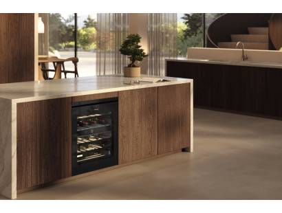 Miele built in wine cabinet modern kitchen setup in island
