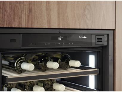 Miele integrated wine fridge compact design