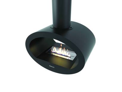 Milan ceiling suspended bioethanol fireplace