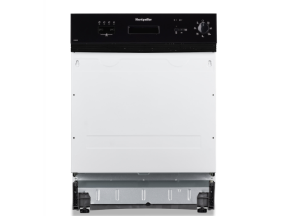 Montpellier MDI655K Semi-integrated Dishwasher - Black