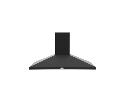 Montpellier MH900BK 90cm Black Chimney Hood