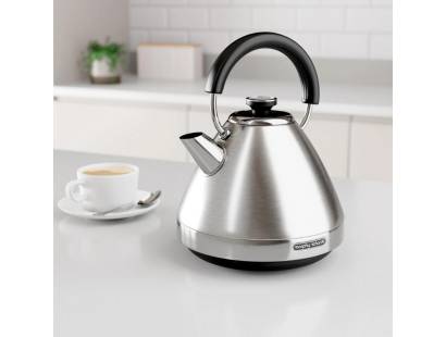 Morphy Richards 100130 Venture Pyramid Kettle – Brushed Stainless Steel