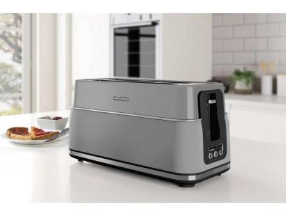 Morphy Richards 245705 Signature 4 Slice Toaster - Grey