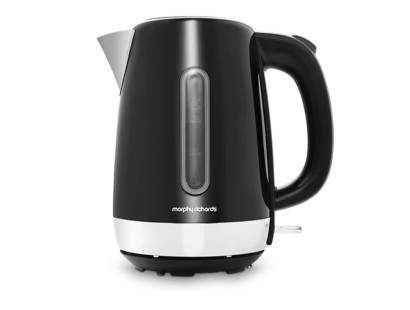 Morphy Richards Equip 1.7L Jug Kettle – Black Stainless Steel with Rapid Boil Technology