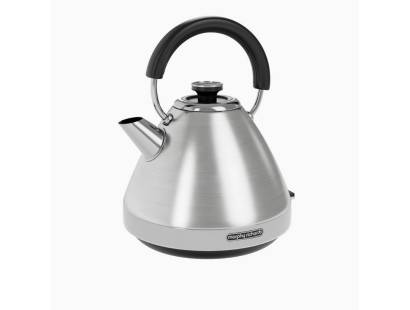 Morphy Richards pyramid kettle brushed finish