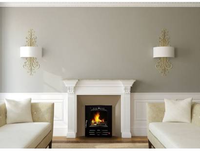 Mulberry QIS Stove Fire Front - Matt Black