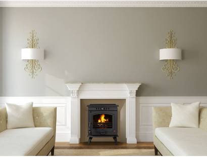 Mulberry Yeats Multi Fuel Stove - Enamel Black