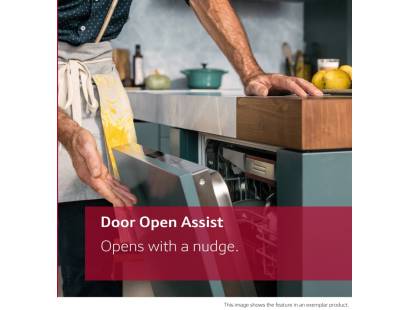 NEFF integrated dishwasher with Vario Hinge and Open Door Assist