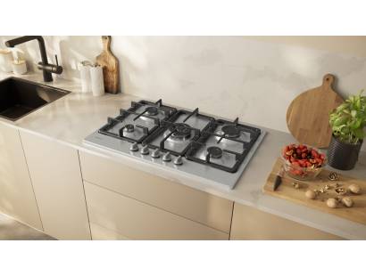 Neff T27GKQ8N0 Gas Hob in Stainless Steel