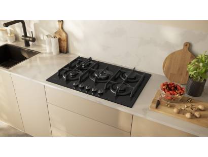 Neff T27PIQ4S0 75cm Black Gas Hob