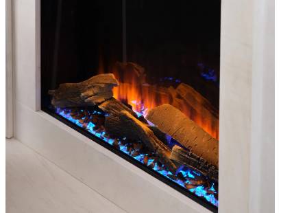New Forest 650sq inset electric fire with award-winning LED flame visuals