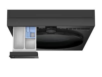 Open drawer view of the LG F4X7011TBB