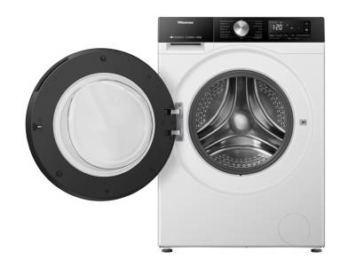 Open drum door view of the Hisense WD3S8043BW3 Washer Dryer