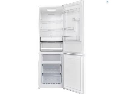 Open view of Indesit INK25322W4UK showing full fridge and freezer compartments