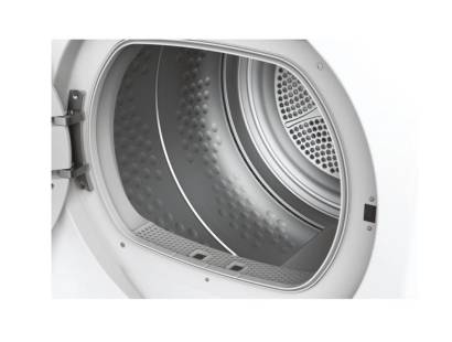 Open view of drum showing 9kg capacity