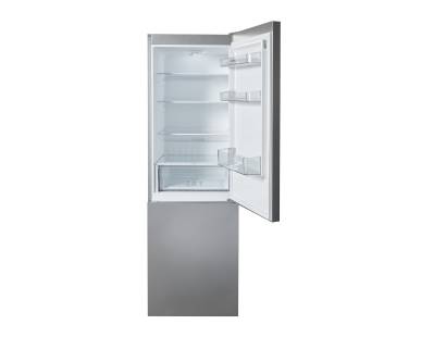 Open view of the fridge compartment in the Nordmende RFF335SL fridge freezer 