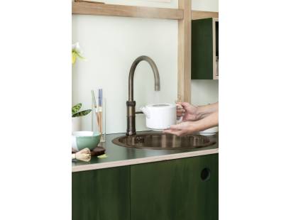 Quooker CFNRPTB Classic Fusion Round Tap in Patinated Brass