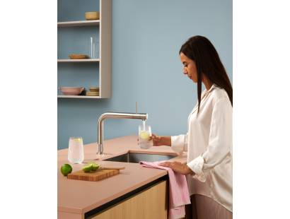 Quooker FTSST Front Tap in Stainless Steel – 3-in-1 modern kitchen tap