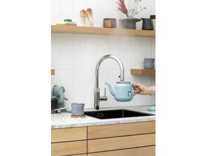 Quooker FXRCHR Flex Tap in Polished Chrome – 5-in-1 modern kitchen tap