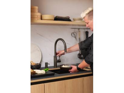 Quooker FXRGME Flex Tap in Gunmetal – 5-in-1 kitchen tap