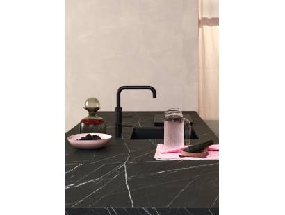 Quooker Fusion Square Tap – Black finish with child-safe push-turn control