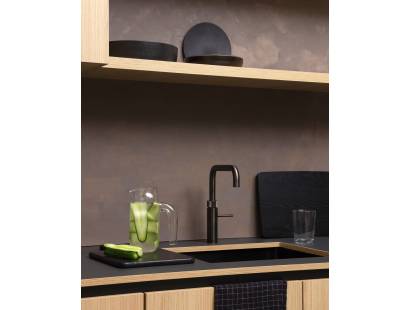 Quooker Fusion Square Tap – Gunmetal finish with child-safe double push-turn control