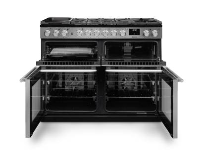 Rangemaster NEXB110DFSTSTCM1 stainless steel range cooker