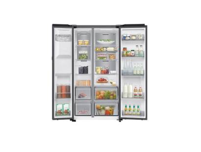 RS90F64EEFEU interior shelves drawers layout