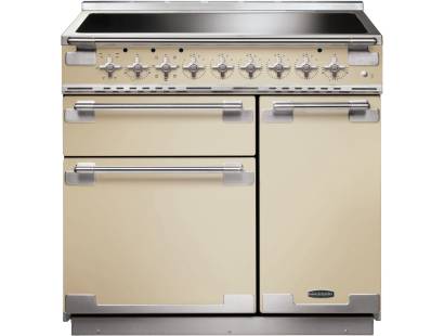 Rangemaster  ELS90EICR- 90cm Elise Induction Cream Brushed Chrome Range Cooker 107900