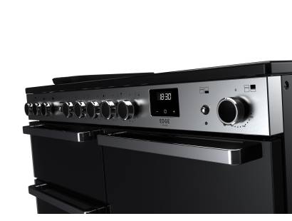 Rangemaster 110cm Black Edge Deluxe Induction Range Cooker