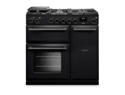 Rangemaster AURA90DFPCBLYX1 90cm Aura Dual Fuel Range Cooker