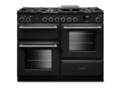 Rangemaster AURAO110DFPCBL-BN1 110cm Aura Dual Fuel Range Cooker