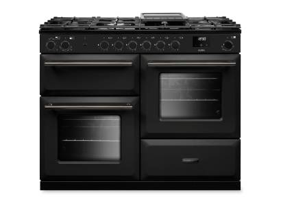 Rangemaster AURAO110DFPCBL-YX1 110cm Aura Dual Fuel Range Cooker