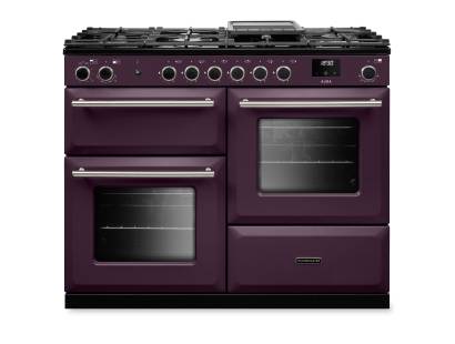 Rangemaster AURAO110DFPPLM-BN1 110cm Aura Dual Fuel Range Cooker