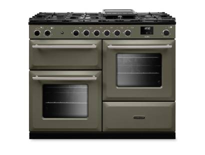 Rangemaster AURAO110DFPRBD-BN1 110cm Aura Dual Fuel Range Cooker