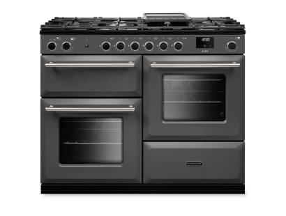 Rangemaster AURAO110DFPSLT-BN1 110cm Aura Dual Fuel Range Cooker