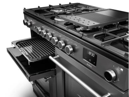 Rangemaster AURAO110DFPSLT-BN1 Dual Fuel Range Cooker Belfast NI Dublin Ireland