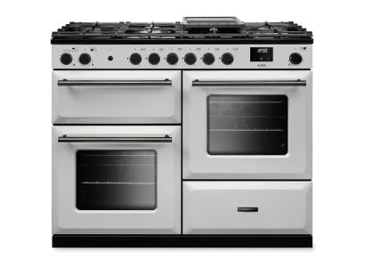 Rangemaster AURAO110DFPWHT-YX1 110cm Aura Dual Fuel Range Cooker