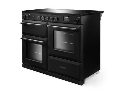 Rangemaster AURAO110EIPCBL-YX1 Black Onyx Induction Range Cooker