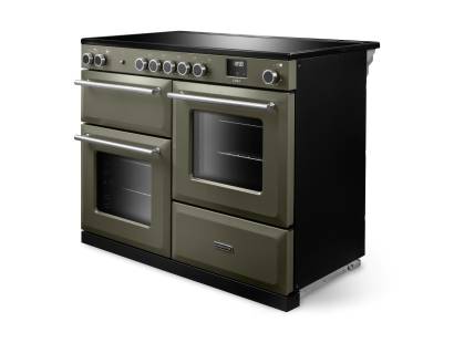 Rangemaster AURAO110EIPRBD-BN1 Riverbed Brushed Nickel Induction Range Cooker