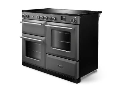 Rangemaster AURAO110EIPSLT-BN1 Slate Brushed Nickel Induction Range Cooker