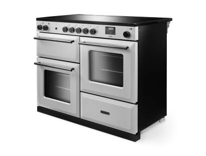 Rangemaster AURAO110EIPWHT-YX1 White Onyx Induction Range Cooker
