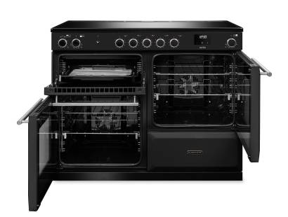 Rangemaster Aura 110 Black Five Zone Induction Range Cooker Belfast NI