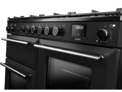 Rangemaster Aura 110 Black Onyx Range Cooker Dublin Ireland
