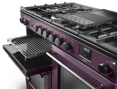 Rangemaster Aura 110 Plum Six Burner Gas Range Cooker Belfast NI